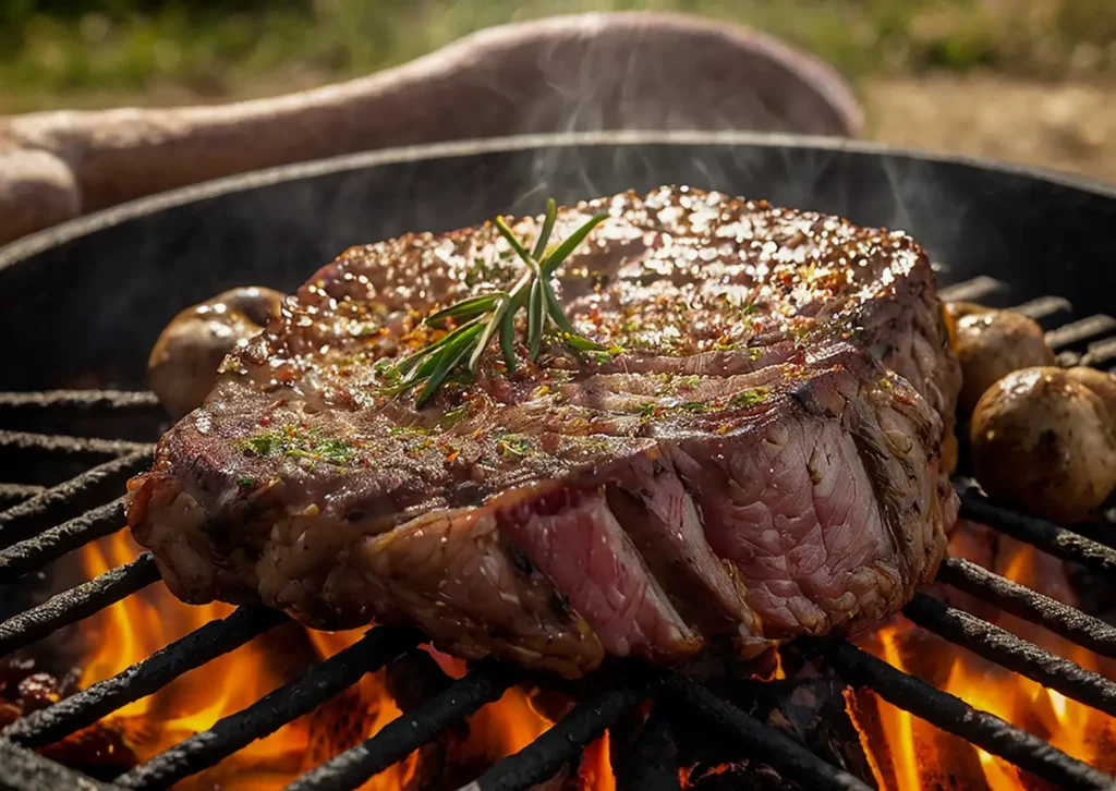 Steak auf dem Grill